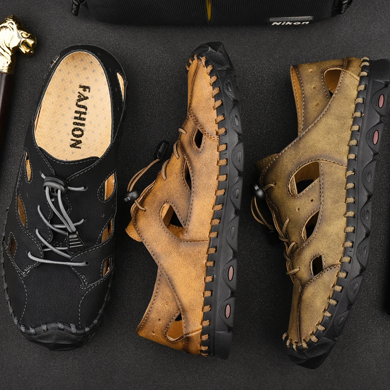 Shoes Men Sandals Men Sandals 2020 Man Summer Leather Beach Men's Outdoor Fashion For Roman Rubber 2019 Work Safety Sports
Shoes Men Sandals Men Sandals 2020 Man Summer Leather Beach Men's Outdoor Fashion For Roman Rubber 2019 Work Safety Sports