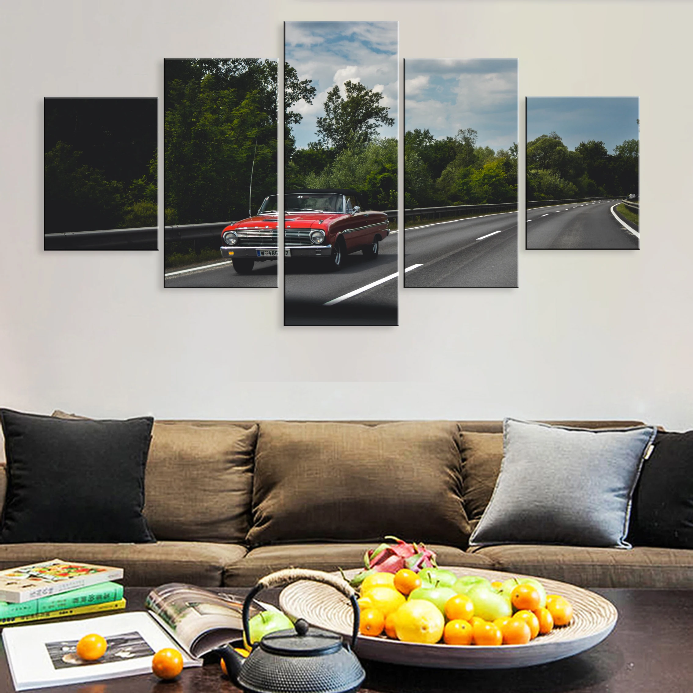 Hd Printed Landscape Red Vintage Car Modern 5 Pieces Artwork Modular Poster Canvas For Living Room Home Decor Framework
Hd Printed Landscape Red Vintage Car Modern 5 Pieces Artwork Modular Poster Canvas For Living Room Home Decor Framework