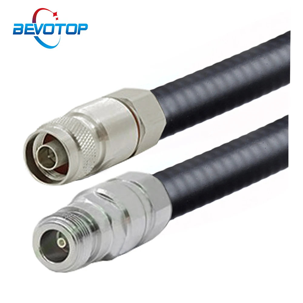 N Male to Female 1/2 50-12 Feeder Line 50 ohm Coaxial Cable Jumper for Base station 4G 5G LTE Cellular Amplifier Signal Booster
N Male to Female 1/2 50-12 Feeder Line 50 ohm Coaxial Cable Jumper for Base station 4G 5G LTE Cellular Amplifier Signal Booster