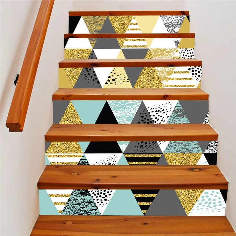 6Pcs/Set PVC Stair Sticker Waterproof Self-adhesive DIY Removable Stairway Wall Decor
6Pcs/Set PVC Stair Sticker Waterproof Self-adhesive DIY Removable Stairway Wall Decor