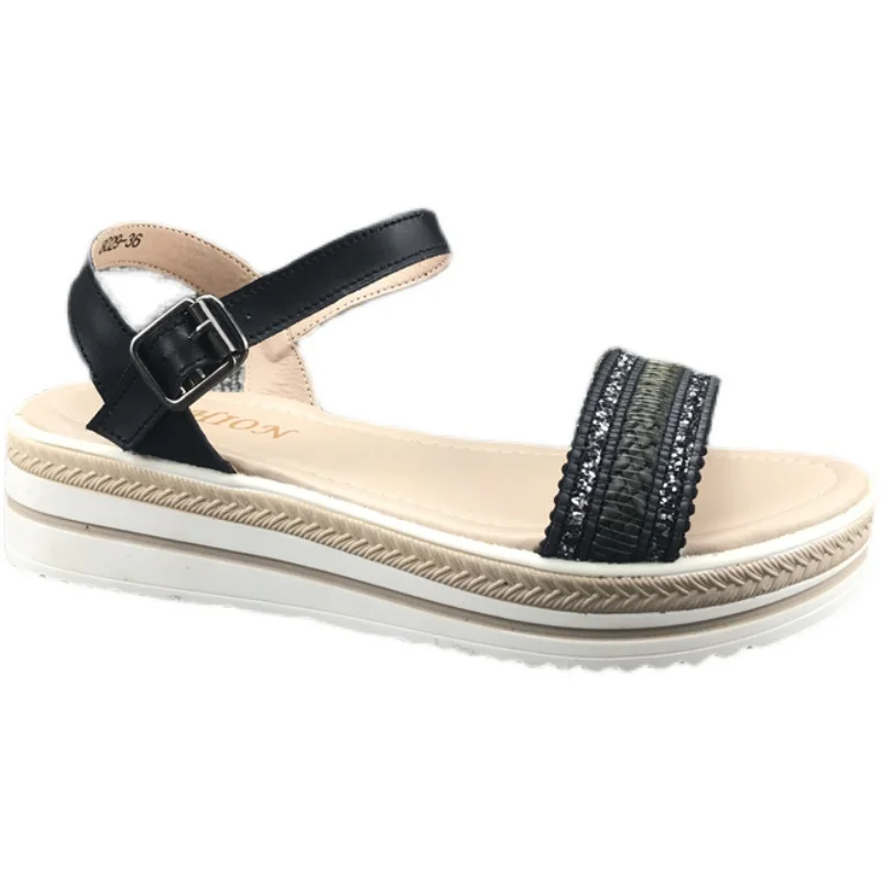 Comfort Shoes for Women All-Match Clogs Wedge Breathable Beige Heeled Sandals 2021 Summer Platform Black Flat Real Girls New
Comfort Shoes for Women All-Match Clogs Wedge Breathable Beige Heeled Sandals 2021 Summer Platform Black Flat Real Girls New