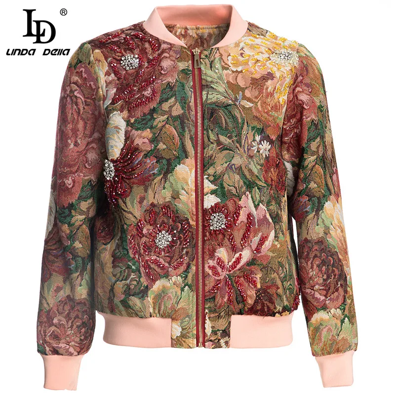 LD LINDA DELLA модные Подиумные осенне-зимние куртки пальто для женщин с длинным рукавом с вышитым бисером цветочным принтом винтажное жаккардов...
LD LINDA DELLA модные Подиумные осенне-зимние куртки пальто для женщин с длинным рукавом с вышитым бисером цветочным принтом винтажное жаккардов...