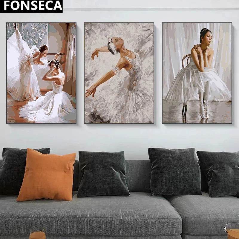 Modern Abstract Dancer Character Oil Painting Ballet Girl Canvas Painting Poster Print Living Room Wall Decoration
Modern Abstract Dancer Character Oil Painting Ballet Girl Canvas Painting Poster Print Living Room Wall Decoration