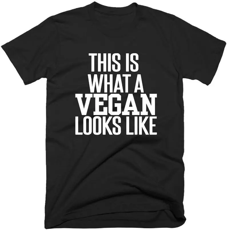 This Is What A Vegan Looks Like t shirts letter printing 100% cotton short sleeve crewneck top With Sayings top tees t-shirts
This Is What A Vegan Looks Like t shirts letter printing 100% cotton short sleeve crewneck top With Sayings top tees t-shirts