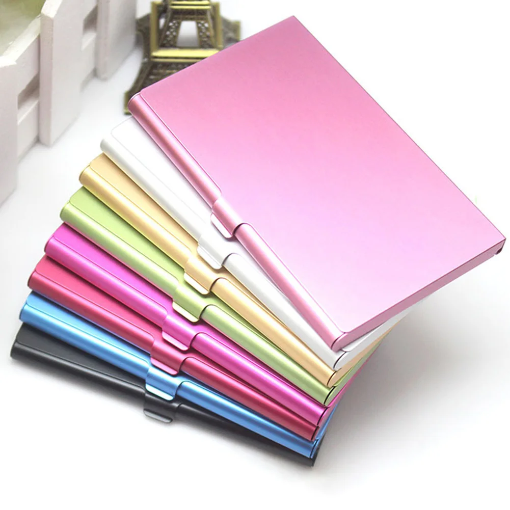Creative Casual Business Card Case Stainless Steel Aluminum Holder Metal Box Cover Credit Men Business Card Holder Metal Wallet
Creative Casual Business Card Case Stainless Steel Aluminum Holder Metal Box Cover Credit Men Business Card Holder Metal Wallet