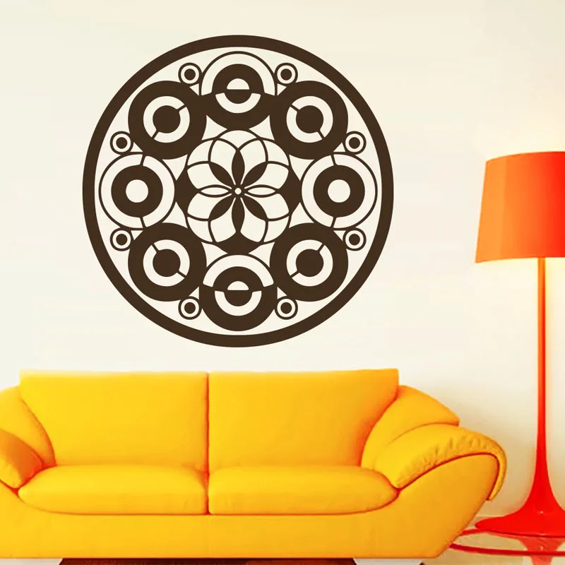 WJWY Mandalas Flower Circles Wall Decals Modern Design For Living Room Bedroom Vinyl Wall Stickers Removable Home Decoration
WJWY Mandalas Flower Circles Wall Decals Modern Design For Living Room Bedroom Vinyl Wall Stickers Removable Home Decoration