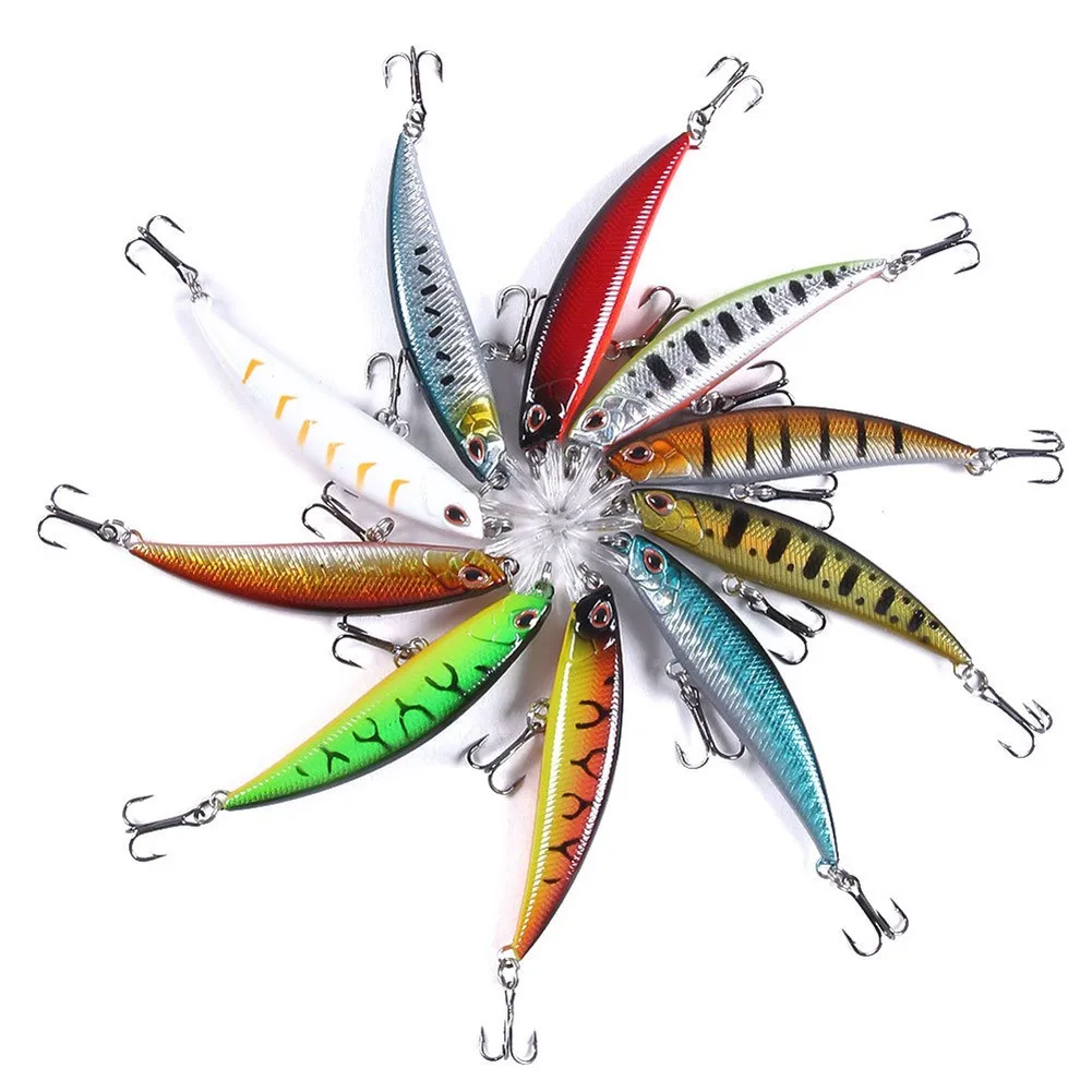 8cm 9g Fast Sinking Minnow Wobbler Fishing Lures Crankbaits Peche Trolling Lure Artificial Hard Bait Floating Swing Crankbait
8cm 9g Fast Sinking Minnow Wobbler Fishing Lures Crankbaits Peche Trolling Lure Artificial Hard Bait Floating Swing Crankbait