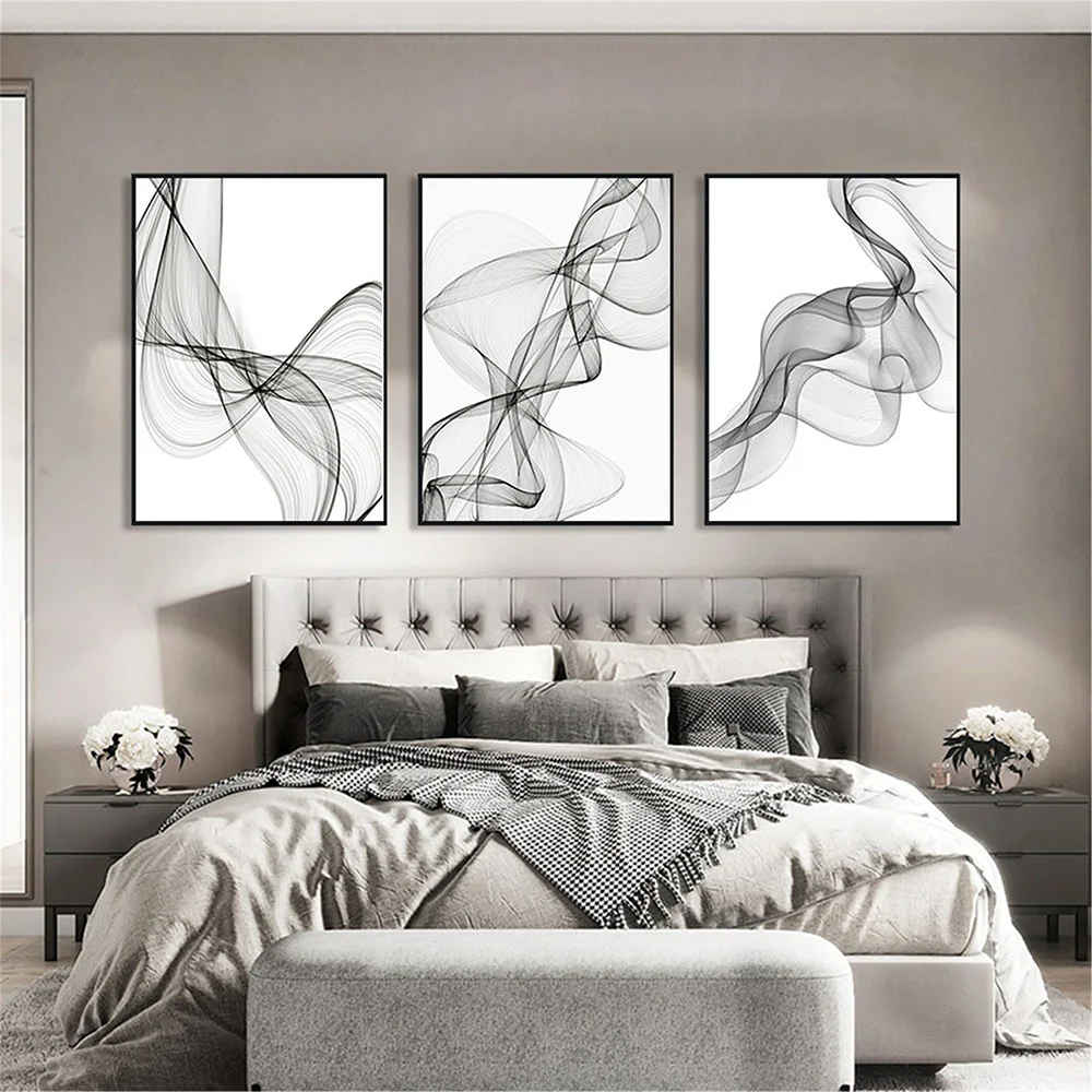 Black and White Abstract Wavy Lines Pattern Canvas Paintings Geometric Poster Print Wall Art Pictures for Living Room Home Decor
Black and White Abstract Wavy Lines Pattern Canvas Paintings Geometric Poster Print Wall Art Pictures for Living Room Home Decor