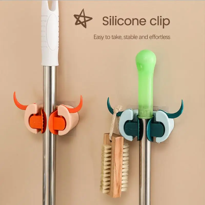 Kitchen Bathroom Adhesive Multi-Purpose Hooks Wall Mounted Mop Organizer Holder RackBrush Broom Hanger Strong Hooks
Kitchen Bathroom Adhesive Multi-Purpose Hooks Wall Mounted Mop Organizer Holder RackBrush Broom Hanger Strong Hooks