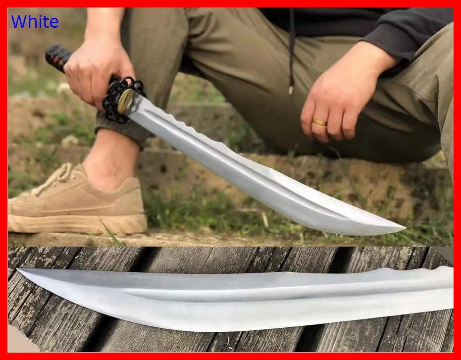 Handmade Wushu Dao Sharp High Manganese Steel Blade Kung Fu Sword Broadsword Full Tang
Handmade Wushu Dao Sharp High Manganese Steel Blade Kung Fu Sword Broadsword Full Tang