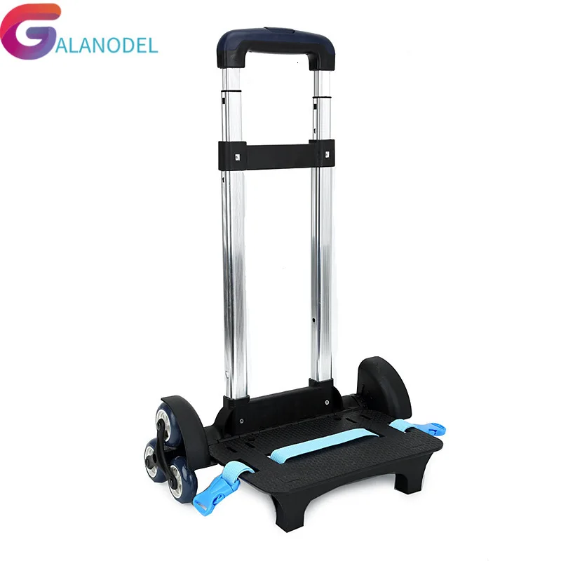 And alloy Pull Rod Bracket Roll Cart Kid Trolley For Backpack Aluminum School Bag Luggage For Children 6 Wheels Expandable Rod
And alloy Pull Rod Bracket Roll Cart Kid Trolley For Backpack Aluminum School Bag Luggage For Children 6 Wheels Expandable Rod
