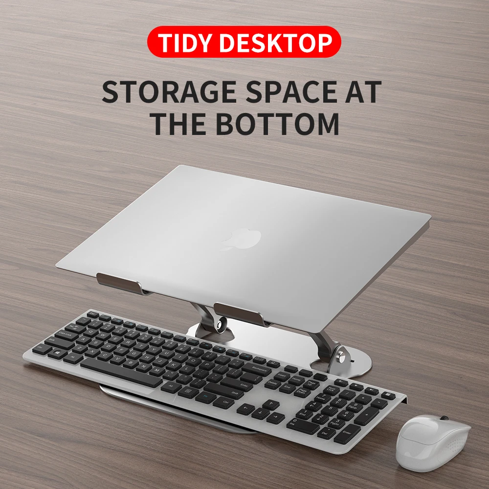 Adjustable Alloy Laptop Stand Desk Heat Dissipation Notebook Holder For MacBook Pro Air Accessories Dell Lenovo HP Support
Adjustable Alloy Laptop Stand Desk Heat Dissipation Notebook Holder For MacBook Pro Air Accessories Dell Lenovo HP Support