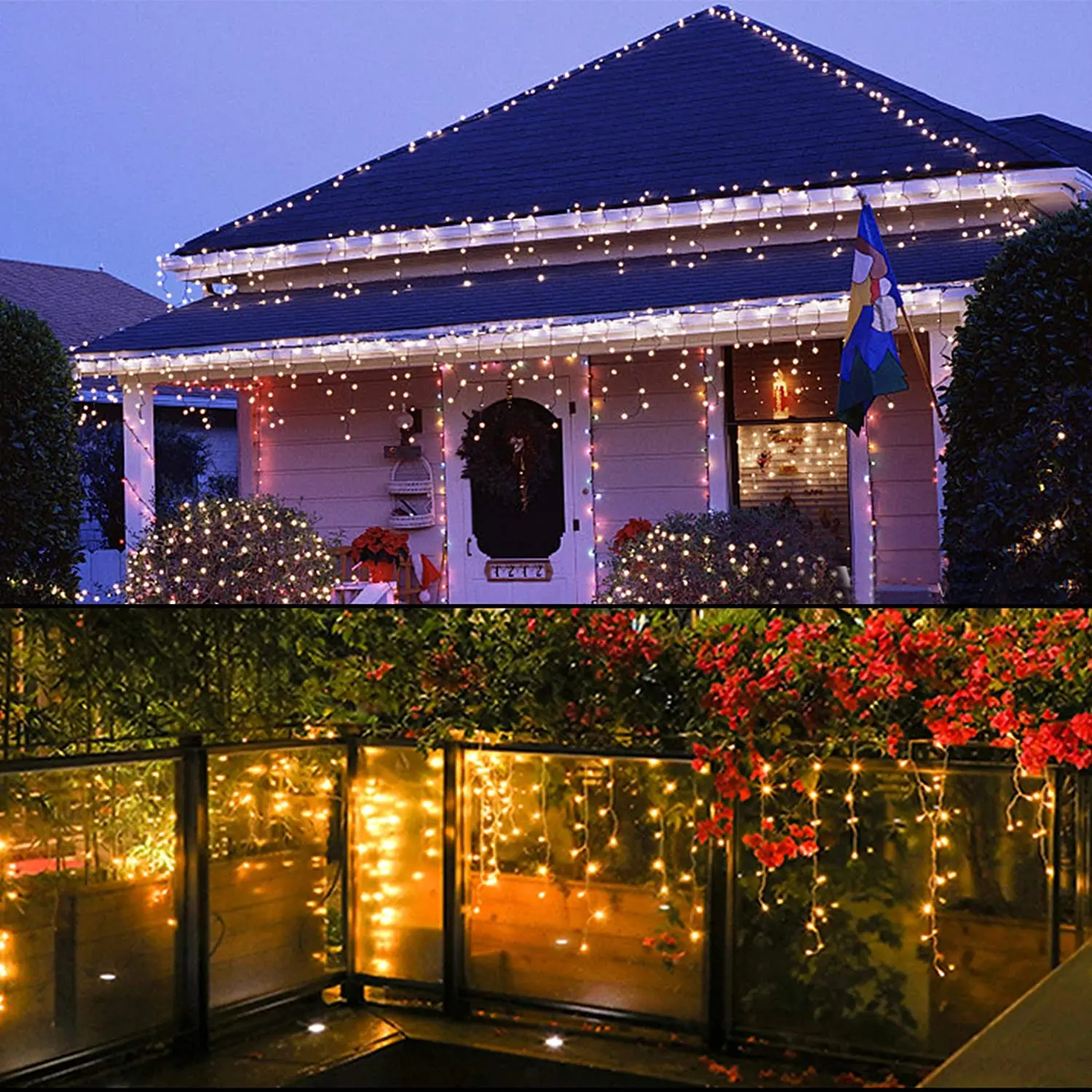 Street Garland Christmas Light Outdoor Street Garlands for New Year Curtain 0.3-0.7m Festoon Led Light Christmas Decor Navidad
Street Garland Christmas Light Outdoor Street Garlands for New Year Curtain 0.3-0.7m Festoon Led Light Christmas Decor Navidad