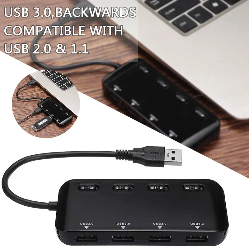 USB-расширитель для ноутбука, 1 шт., Высокоскоростной USB 3,0 концентратор, внешний 4 порта, адаптер, разветвитель, компьютерные аксессуары
USB-расширитель для ноутбука, 1 шт., Высокоскоростной USB 3,0 концентратор, внешний 4 порта, адаптер, разветвитель, компьютерные аксессуары