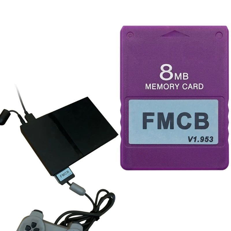 

FMCB v1.953 Card Memory Card for PS2 Playstation 2 Free McBoot Card 8MB 16MB 32MB 64MB OPL MC Boot Program Card