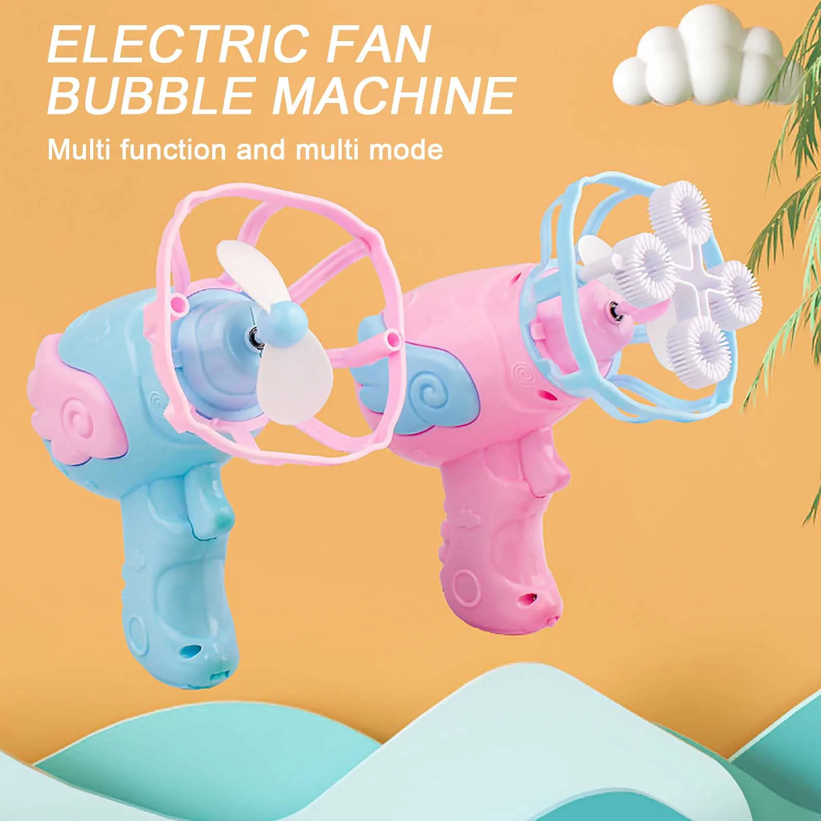 Summer Funny Magic Bubble Blower Machine Electric Automatic Bubble Maker Gun with Mini Fan Kids Outdoor Toys Wedding Supplies
Summer Funny Magic Bubble Blower Machine Electric Automatic Bubble Maker Gun with Mini Fan Kids Outdoor Toys Wedding Supplies