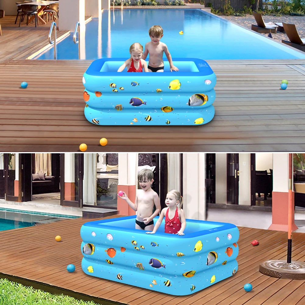 1.3 Meter 3 Layer Inflatable Kids Pool Home Use Oversized Paddle Pool Inflatable Square Baby Pool Inflatable Pool
1.3 Meter 3 Layer Inflatable Kids Pool Home Use Oversized Paddle Pool Inflatable Square Baby Pool Inflatable Pool