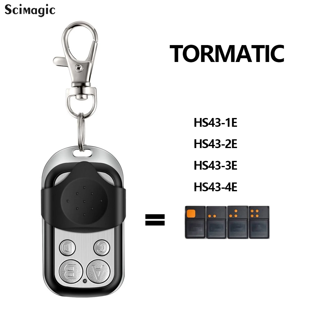Remote Control Gate TORMATIC MAHS433-01 MHS43-1 S43-1 HS43-1E HS43-2E TORMATIC 433MHz 433.92 Garage Door Opener Clone Fixed Code
Remote Control Gate TORMATIC MAHS433-01 MHS43-1 S43-1 HS43-1E HS43-2E TORMATIC 433MHz 433.92 Garage Door Opener Clone Fixed Code