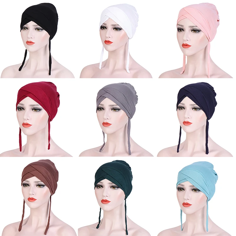 Long Tail Stretchy Turban Hat Women Muslim Hat Fashion Solid Color Head Wearing Classic Caps Head Wrap Chemo Cap High Quality
Long Tail Stretchy Turban Hat Women Muslim Hat Fashion Solid Color Head Wearing Classic Caps Head Wrap Chemo Cap High Quality