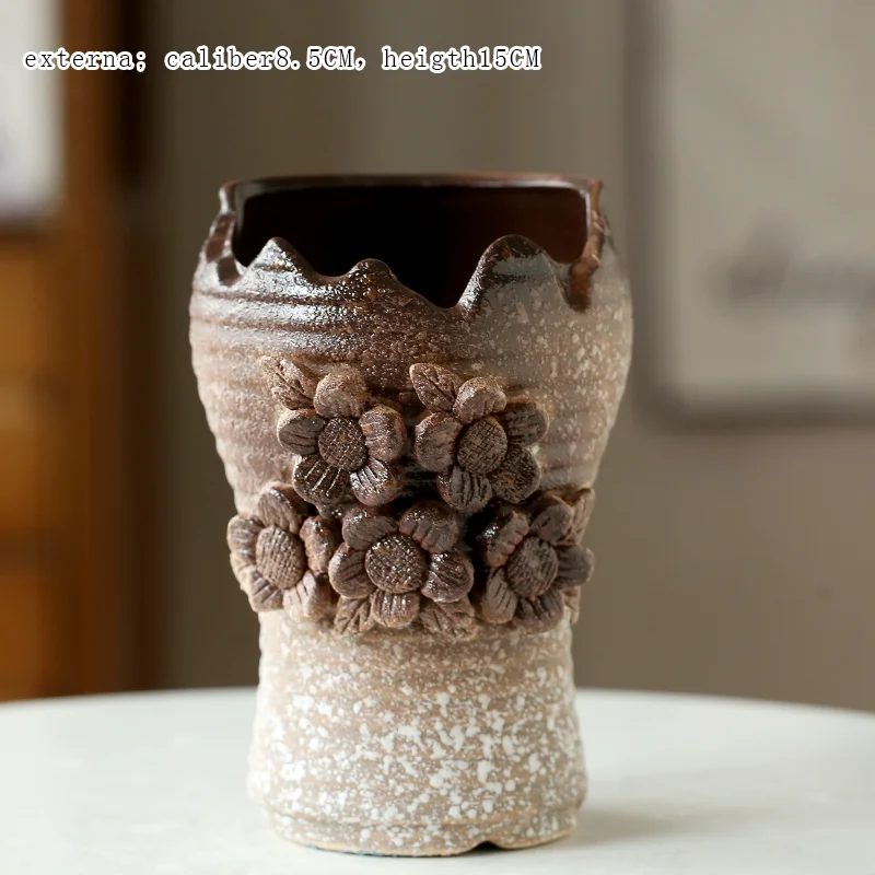 Flower Pot High handmade Succulent Cactus Pot Plant Garden Ceramic Planter Pots Outdoor Garden
Flower Pot High handmade Succulent Cactus Pot Plant Garden Ceramic Planter Pots Outdoor Garden