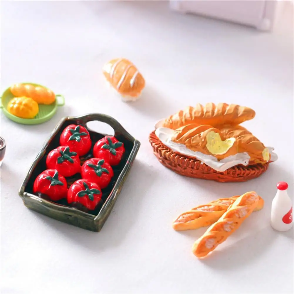 Dollhouse Miniature Food French Bread Tomato Tray Model Toys Kitchen Accessory Children Education Toys For Kids Birthday Gift
Dollhouse Miniature Food French Bread Tomato Tray Model Toys Kitchen Accessory Children Education Toys For Kids Birthday Gift