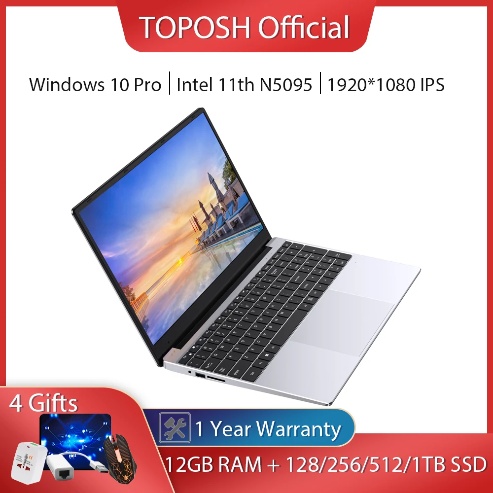 DDR4 12G RAM 2021 New Intel Celeron N5095 Laptop Quad Core Business Office Netbook 2.4G 5G WiFi Bluetooth 2.90GHz Notebook PC
DDR4 12G RAM 2021 New Intel Celeron N5095 Laptop Quad Core Business Office Netbook 2.4G 5G WiFi Bluetooth 2.90GHz Notebook PC