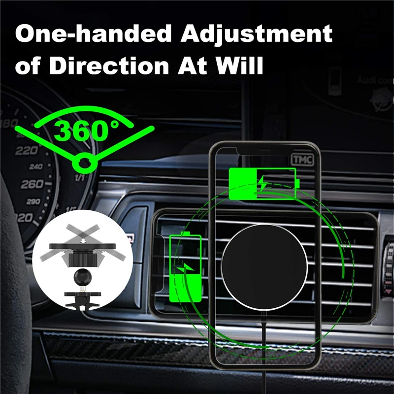 15W Magnetic Wireless Car Charger Mount For iPhone 12 Pro Max Mini Wireless Charging Phone Holder Stand 
15W Magnetic Wireless Car Charger Mount For iPhone 12 Pro Max Mini Wireless Charging Phone Holder Stand