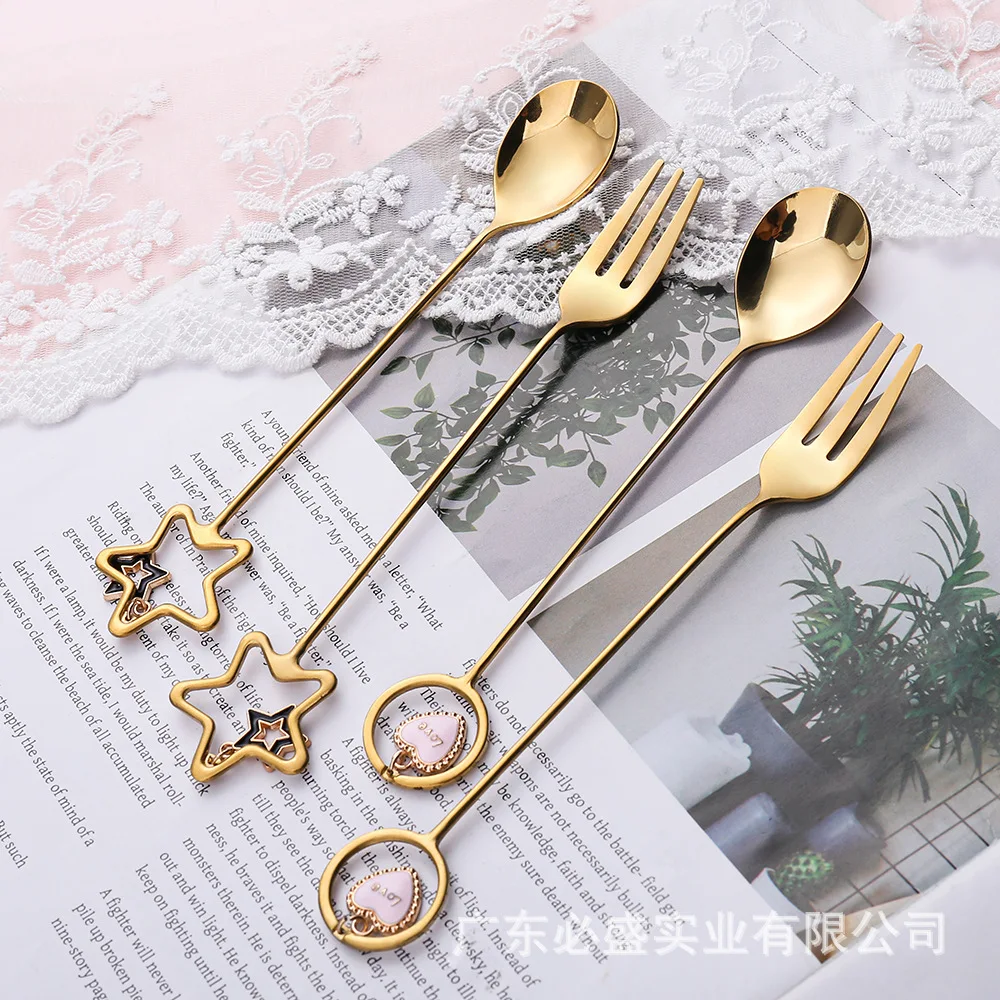 Queentime 1Pcs Star Coffee Spoon Fork Stainless Steel Tea Spoon Creative Mini Dessert Snack Scoop Ice Cream Candy Accessories
Queentime 1Pcs Star Coffee Spoon Fork Stainless Steel Tea Spoon Creative Mini Dessert Snack Scoop Ice Cream Candy Accessories