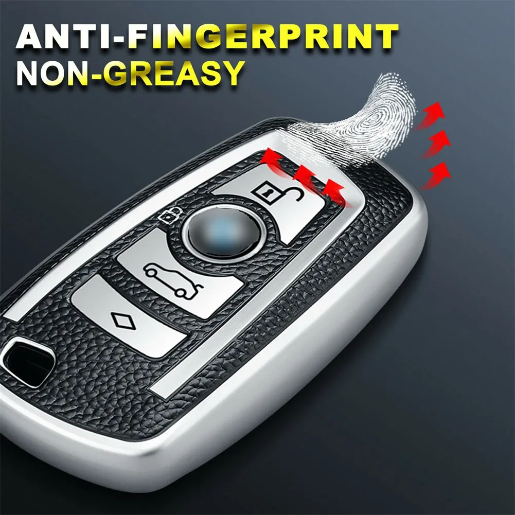 Anti Scratch Key Fob Case Anti Shock Black+silver For BMW 1 2 3 4 5 6 7 Series Full Protect Full-Protective Useful
Anti Scratch Key Fob Case Anti Shock Black+silver For BMW 1 2 3 4 5 6 7 Series Full Protect Full-Protective Useful