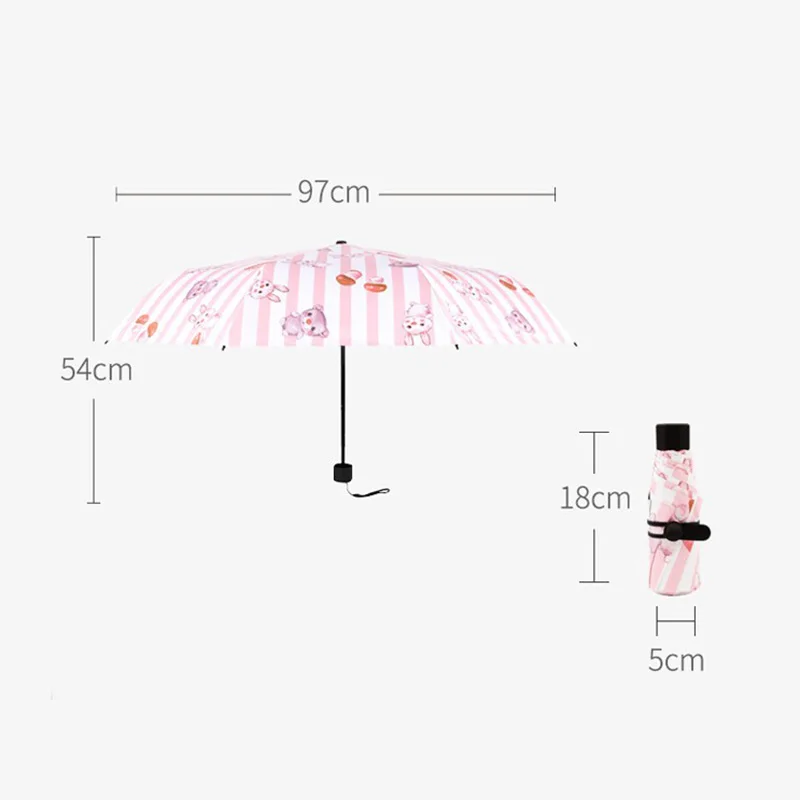 YADA Ultralight Mini Cartoon Woodpecker Umbrella Rain uv Cute Charm Five Folding Umbrellas For Womens Windproof Umbrella YS846
YADA Ultralight Mini Cartoon Woodpecker Umbrella Rain uv Cute Charm Five Folding Umbrellas For Womens Windproof Umbrella YS846