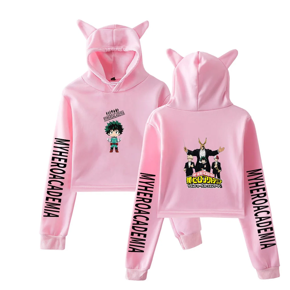 Women Anime My Hero Academia Hoodie bakugou deku Boku No Hero Academia Hoodies Cat Ears Crop Sweatshirt Sudade Women-Clothes
Women Anime My Hero Academia Hoodie bakugou deku Boku No Hero Academia Hoodies Cat Ears Crop Sweatshirt Sudade Women-Clothes
