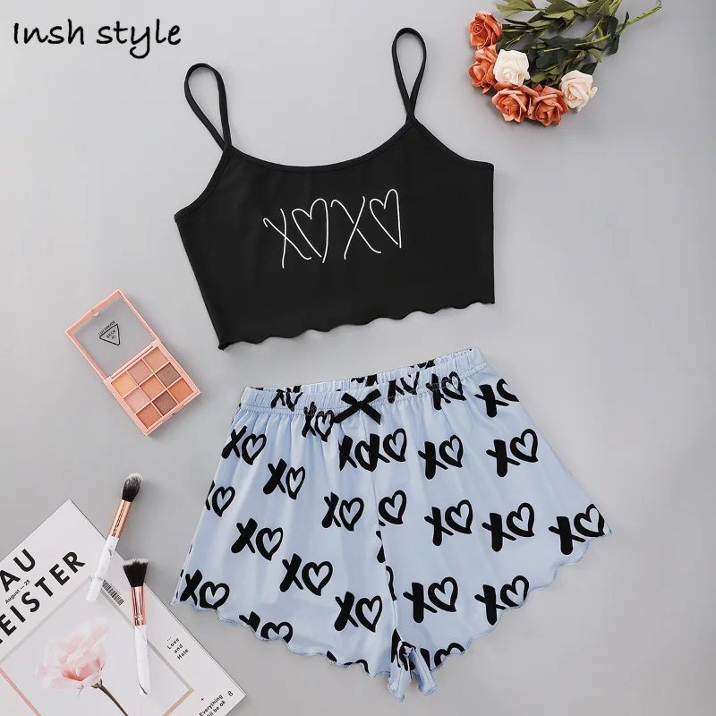 Camisole Pijamas Set For Women Sexy Pajamas Sleepwear Plus Size Lingere Lounge Wear Women Sleepwear Pyjama Set
Camisole Pijamas Set For Women Sexy Pajamas Sleepwear Plus Size Lingere Lounge Wear Women Sleepwear Pyjama Set