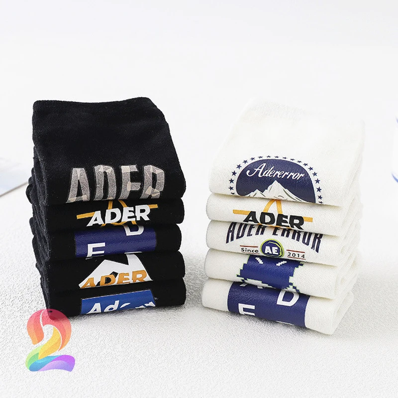ADERERROR Socks Letter A Simple Solid Color Boat Socks Men's Women's Adererror Sports Couple Short Socks 5 Pairs Boxed
ADERERROR Socks Letter A Simple Solid Color Boat Socks Men's Women's Adererror Sports Couple Short Socks 5 Pairs Boxed