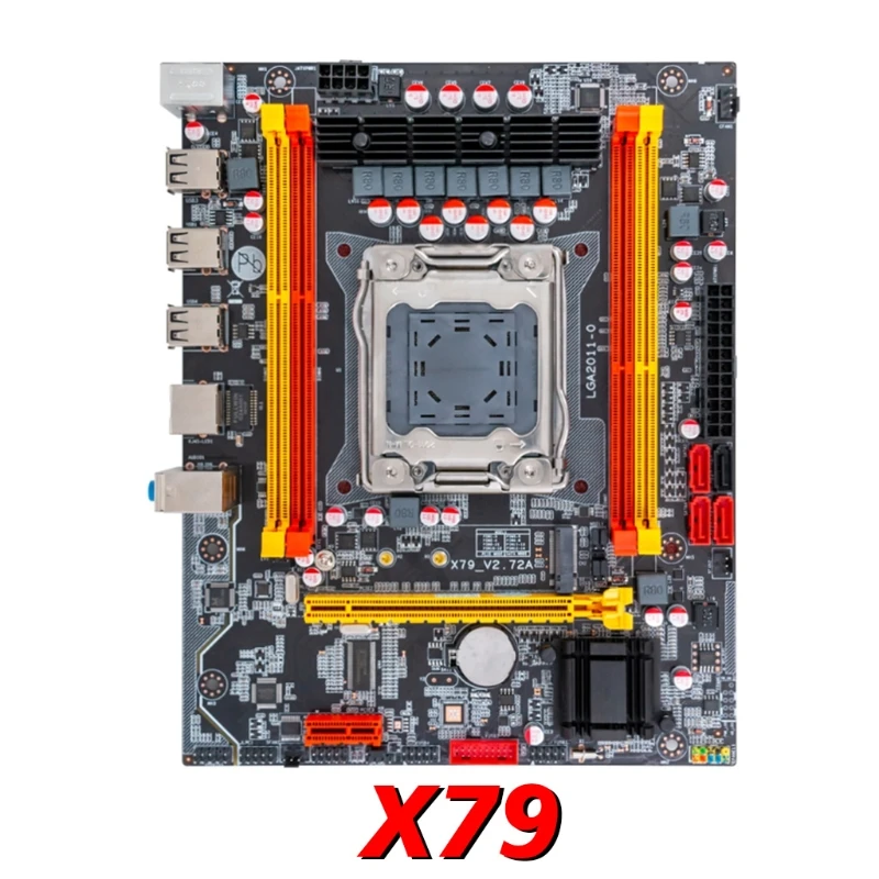 Материнская плата X79, SATA3 PCI-E NVME M.2 SSD, поддержка серверной памяти DDR3
Материнская плата X79, SATA3 PCI-E NVME M.2 SSD, поддержка серверной памяти DDR3