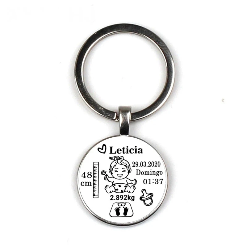 Lovely Personalized Baby Boys Girls Keychain Name Birth Weight Height For Newborn Commemorate New Mom Dad Gift Keyring
Lovely Personalized Baby Boys Girls Keychain Name Birth Weight Height For Newborn Commemorate New Mom Dad Gift Keyring