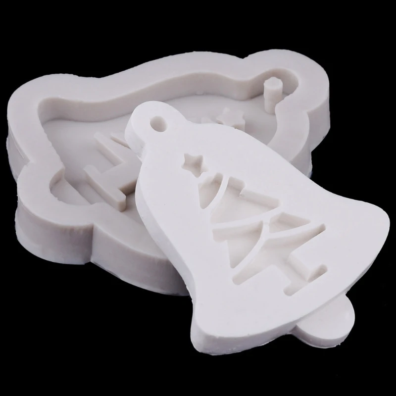5Pcs Epoxy Resin Mold Christmas Tree Elk Snowflake Pendant Casting Silicone Mold 1XCA