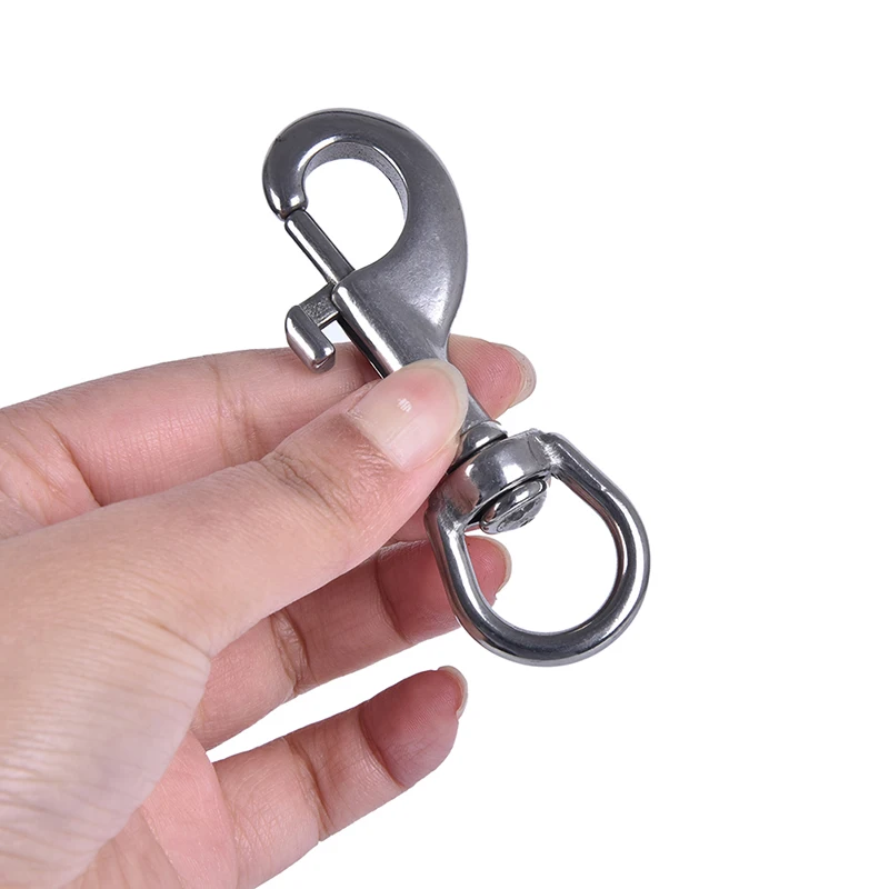 65mm/70mm/80mm/90mm/100mm/120mm Stainless Steel Bolt Snap Hook Clip Diving Singel Hook BCD Accessories Tools 
65mm/70mm/80mm/90mm/100mm/120mm Stainless Steel Bolt Snap Hook Clip Diving Singel Hook BCD Accessories Tools