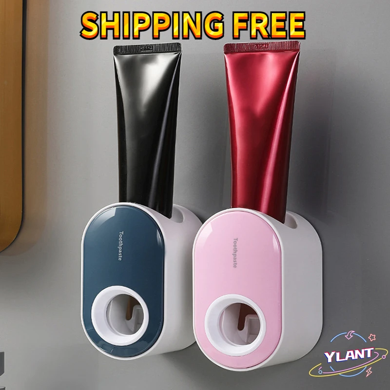 SWT Bathroom Accessories Automatic Toothpaste Dispenser Squeezers Toothpaste Tooth ToolsToothbrush Holder Wall Mount Stand
SWT Bathroom Accessories Automatic Toothpaste Dispenser Squeezers Toothpaste Tooth ToolsToothbrush Holder Wall Mount Stand