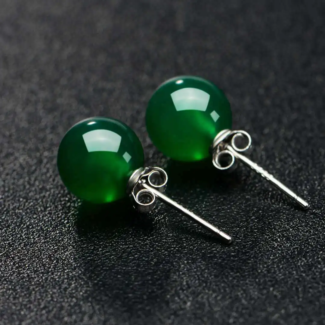 Silver S925 Bizuteria jewelry Jade Stud Earring Kolczyki Earring For Women Emerald Brinco Gemstone 925 jewelry earring oorbellen
Silver S925 Bizuteria jewelry Jade Stud Earring Kolczyki Earring For Women Emerald Brinco Gemstone 925 jewelry earring oorbellen