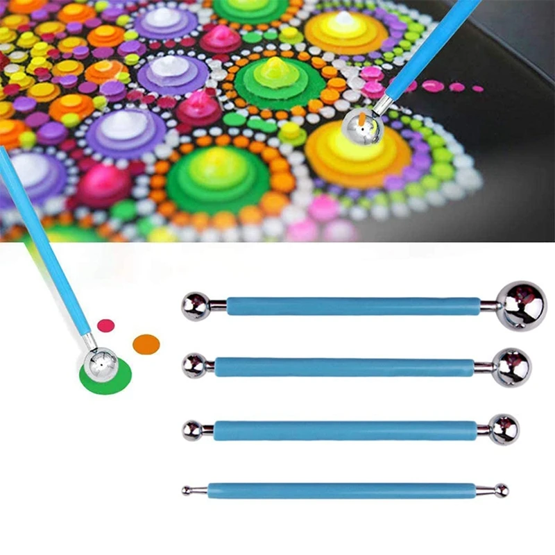 37PCS Mandala Dotting Tools Set, Stencil Set for Rock Painting Drawing and Nail Art Crafting
37PCS Mandala Dotting Tools Set, Stencil Set for Rock Painting Drawing and Nail Art Crafting