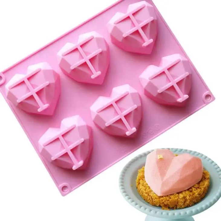 Moldes Para Pastel 3d Con Forma De Corazn Amor De Diamantes, Esponja Para Hornear, Mousse Suave, Postre, Pastel
Moldes Para Pastel 3d Con Forma De Corazn Amor De Diamantes, Esponja Para Hornear, Mousse Suave, Postre, Pastel