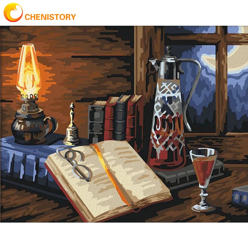 CHENISTORY DIY Paint By Numbers For Adults Children HandPainted Oil Painting Abstract The Book Picture Paint Home Decoration Art
CHENISTORY DIY Paint By Numbers For Adults Children HandPainted Oil Painting Abstract The Book Picture Paint Home Decoration Art