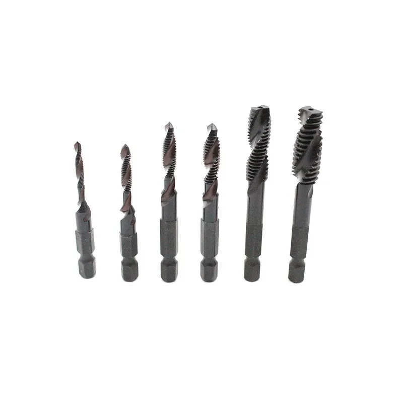1/4in Hex Shank HSS Nitriding Coated Metric Spiral Flute Screw Thread Tap M3-M10 Hand Tool Nitriding HSS Screw Thread Tap
1/4in Hex Shank HSS Nitriding Coated Metric Spiral Flute Screw Thread Tap M3-M10 Hand Tool Nitriding HSS Screw Thread Tap