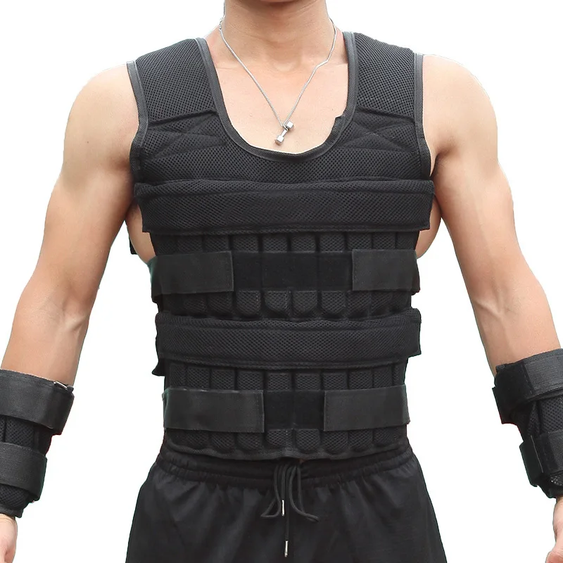 30KG Loading Weight Vest Adjustable Exercise Training Fitness Jacket Running Sling Weight Invisible Steel Plate Sand Clothing
30KG Loading Weight Vest Adjustable Exercise Training Fitness Jacket Running Sling Weight Invisible Steel Plate Sand Clothing