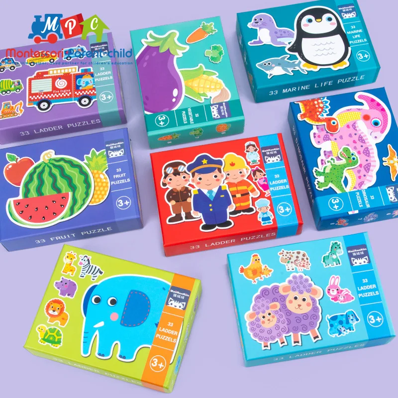 Cartoon Animal Traffic Big Piece Puzzle Wooden Preschooler Baby Jigsaw Puzzle Learning Educational Children Christmas Toys
Cartoon Animal Traffic Big Piece Puzzle Wooden Preschooler Baby Jigsaw Puzzle Learning Educational Children Christmas Toys