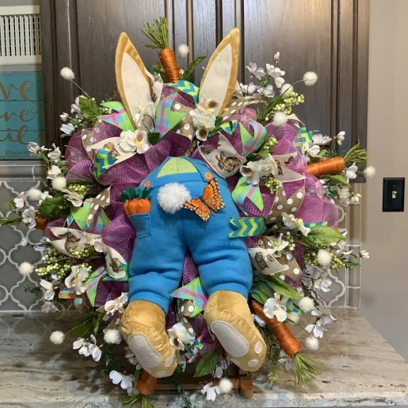 Easter Rabbit Wreath Decor for Front Door Easter Bunny Shape Garland Wall Decor Easter Decor DNJ998
Easter Rabbit Wreath Decor for Front Door Easter Bunny Shape Garland Wall Decor Easter Decor DNJ998