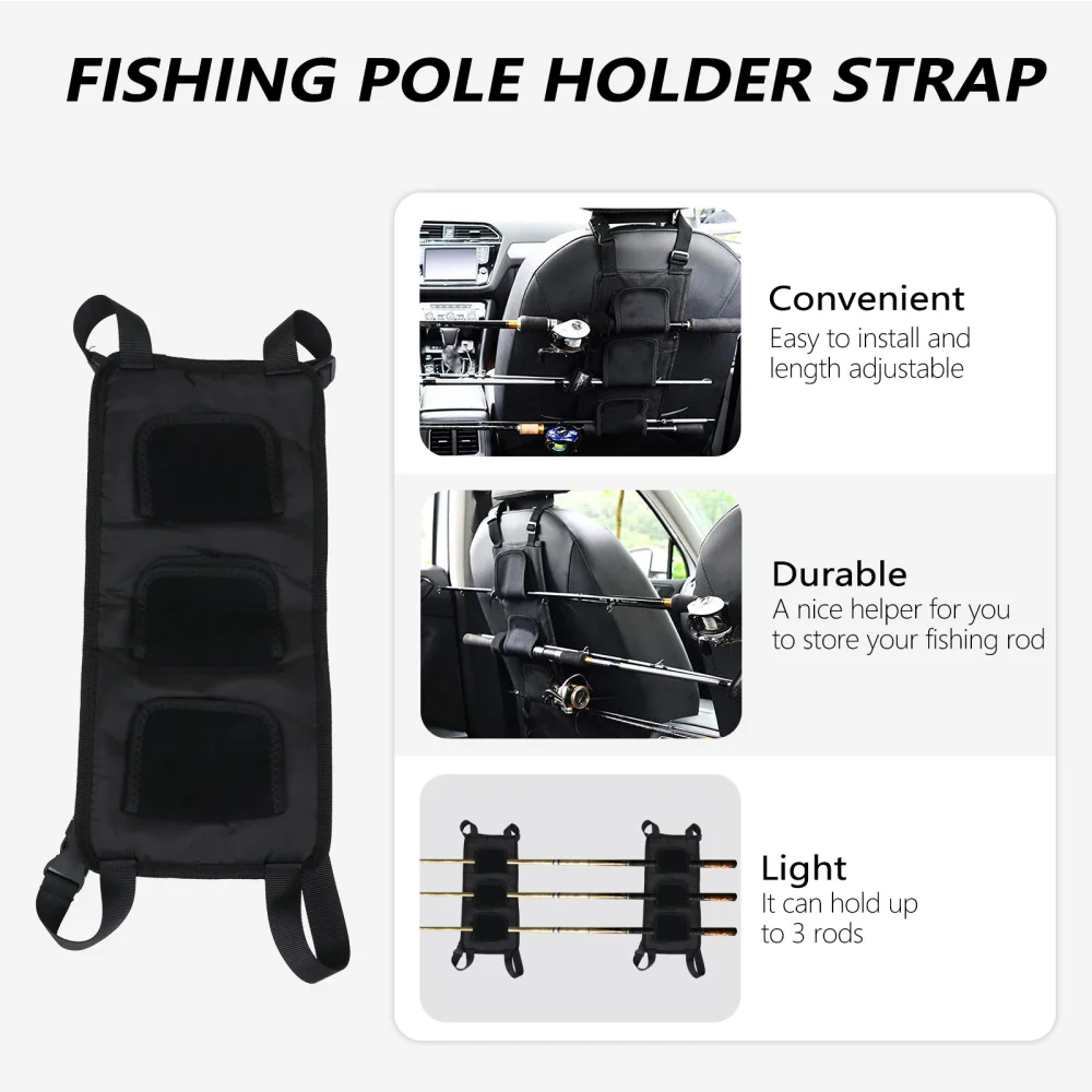 2pcs Fishing Rod Holder Prime Premium Sturdy Durable Carrier Tie Strap Storage Pouch Holder for Auto Car Vehicle 
2pcs Fishing Rod Holder Prime Premium Sturdy Durable Carrier Tie Strap Storage Pouch Holder for Auto Car Vehicle