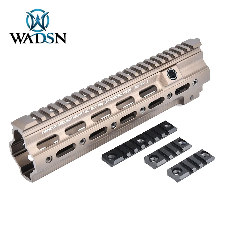 

WADSN Airsoft SMR handguard Metal 21MM Picatinny Rail HK416 ar15 mk18 gun M4 tactical Weapon Mount accesorios