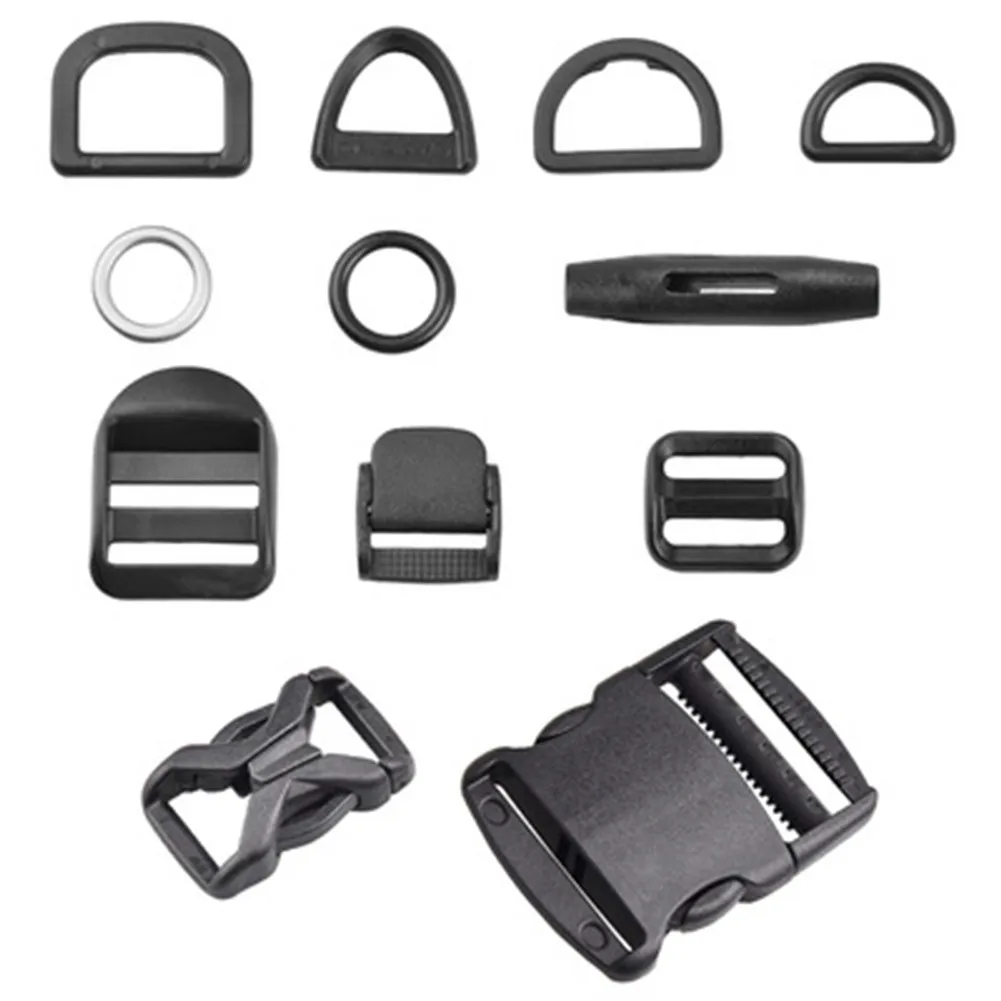 Buckles For Paracords Bracelets Black Side Release Buckles Straps Slider D Ring Hook Outdoor Webbing For Backpack Survival Tool
Buckles For Paracords Bracelets Black Side Release Buckles Straps Slider D Ring Hook Outdoor Webbing For Backpack Survival Tool