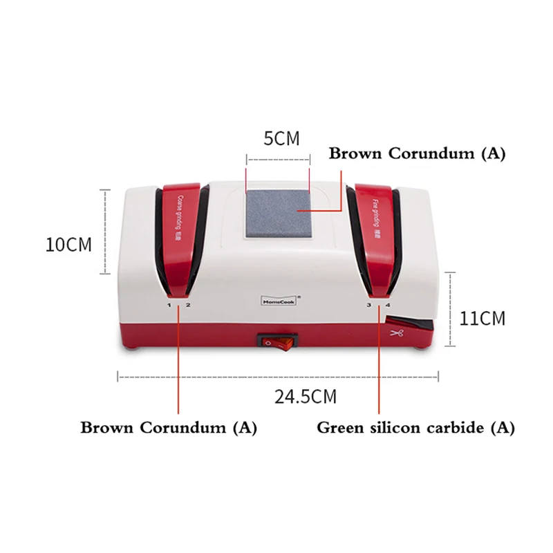 Saim Fast Sharpener Household Electric Kitchen Knife Scissors Sharpening Stone Multi-function Automatic Sharpener hz-382
Saim Fast Sharpener Household Electric Kitchen Knife Scissors Sharpening Stone Multi-function Automatic Sharpener hz-382
